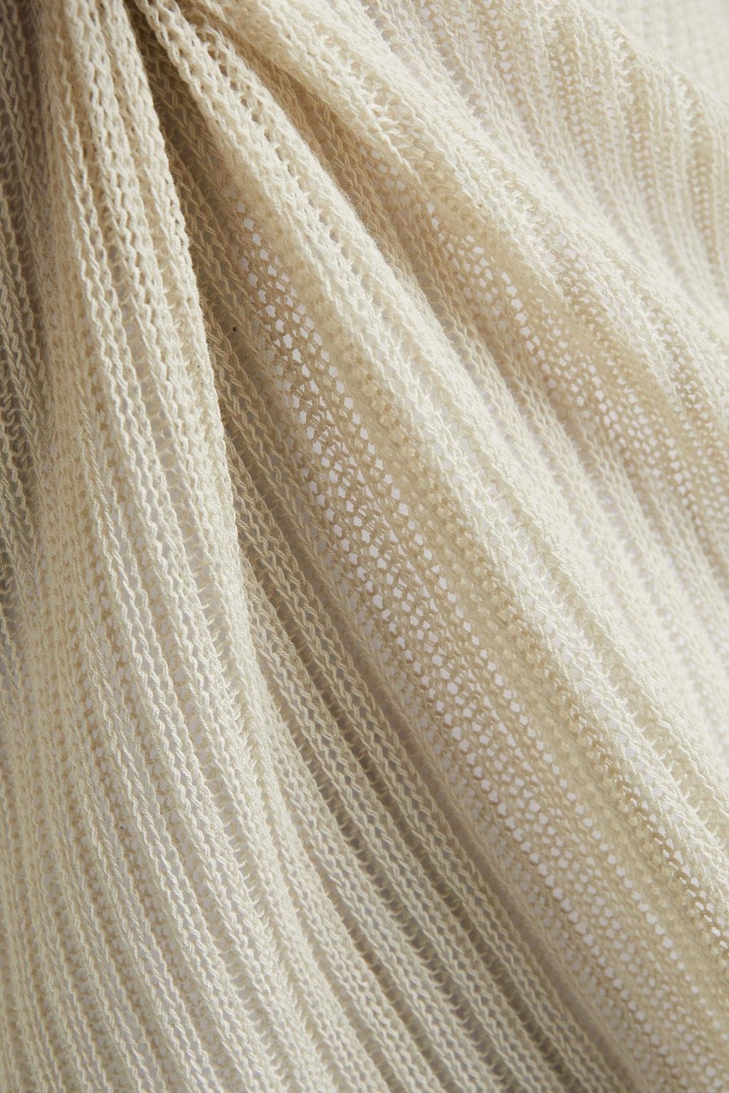 RICK OWENS Ribbed cotton top