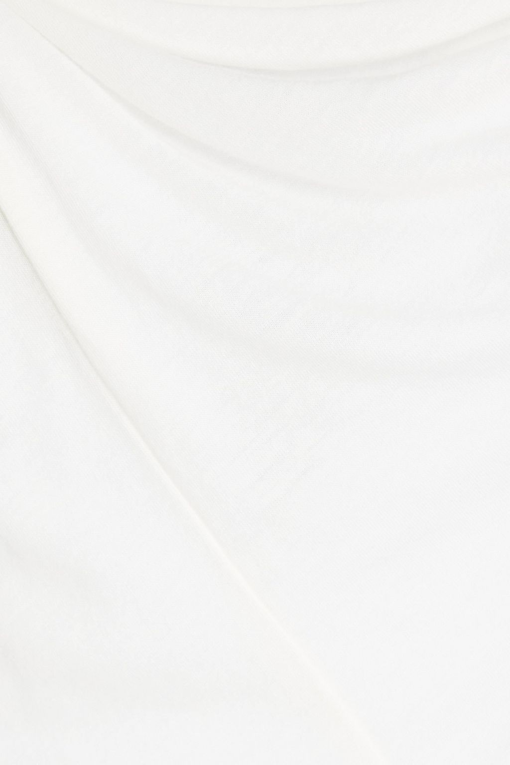 RICK OWENS Twisted draped jersey top