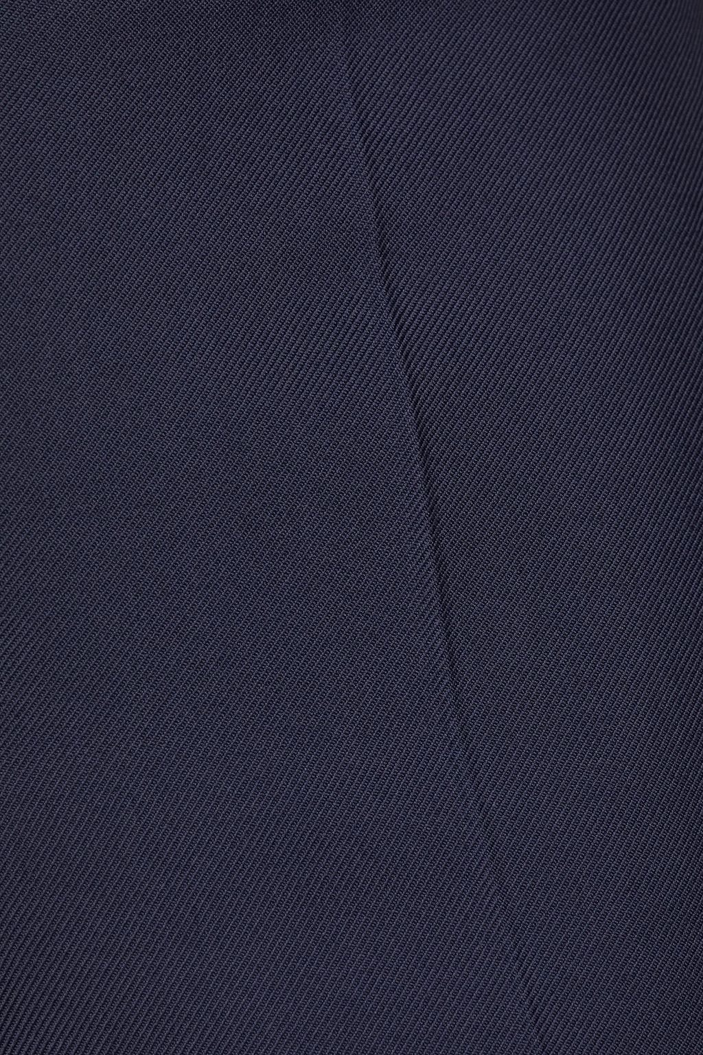 VICTORIA, VICTORIA BECKHAM Twill wide-leg pants