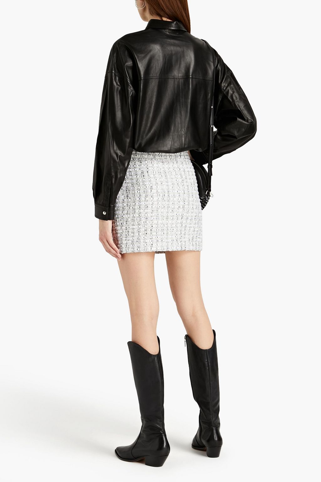 IRO Iline tweed mini skirt