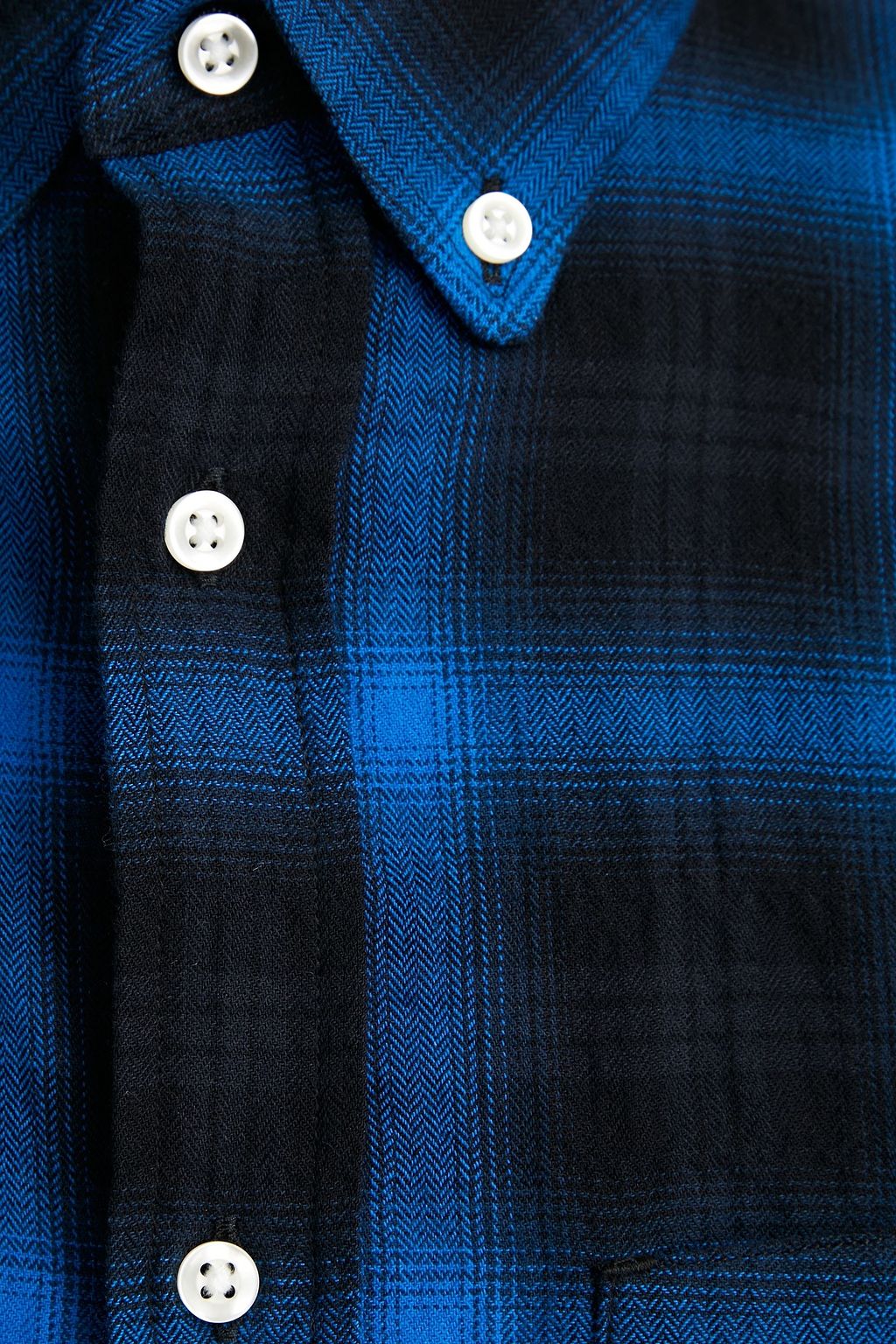 OFFICINE GÉNÉRALE BD checked cotton-blend jacquard shirt