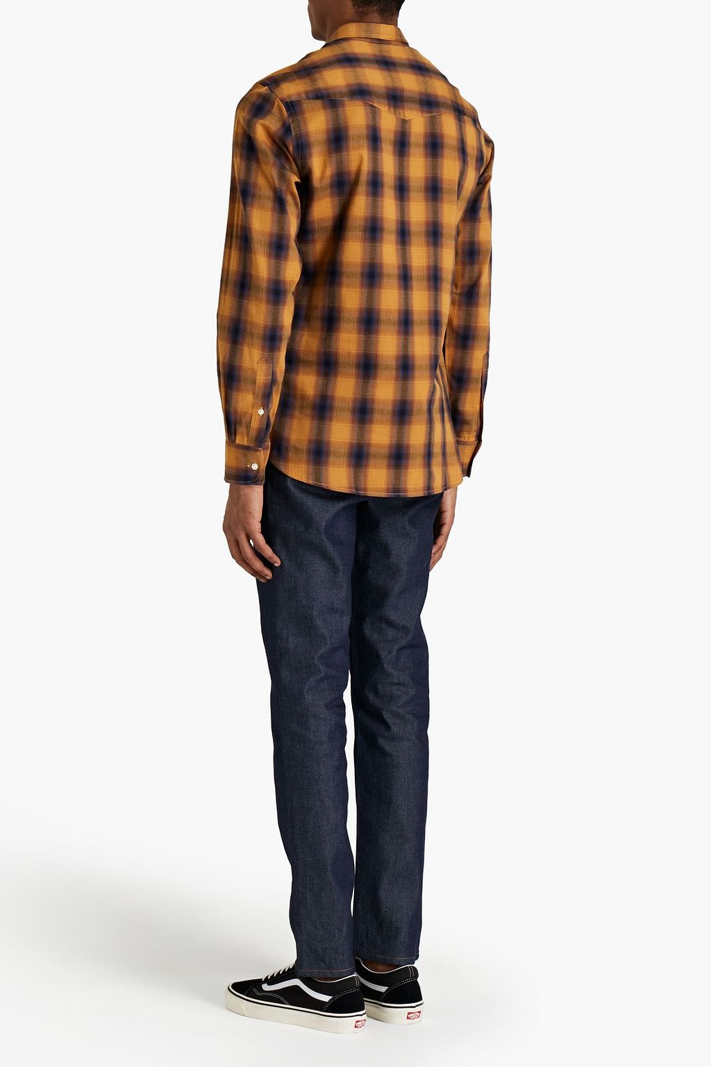 OFFICINE GÉNÉRALE Lipp checked jacquard shirt