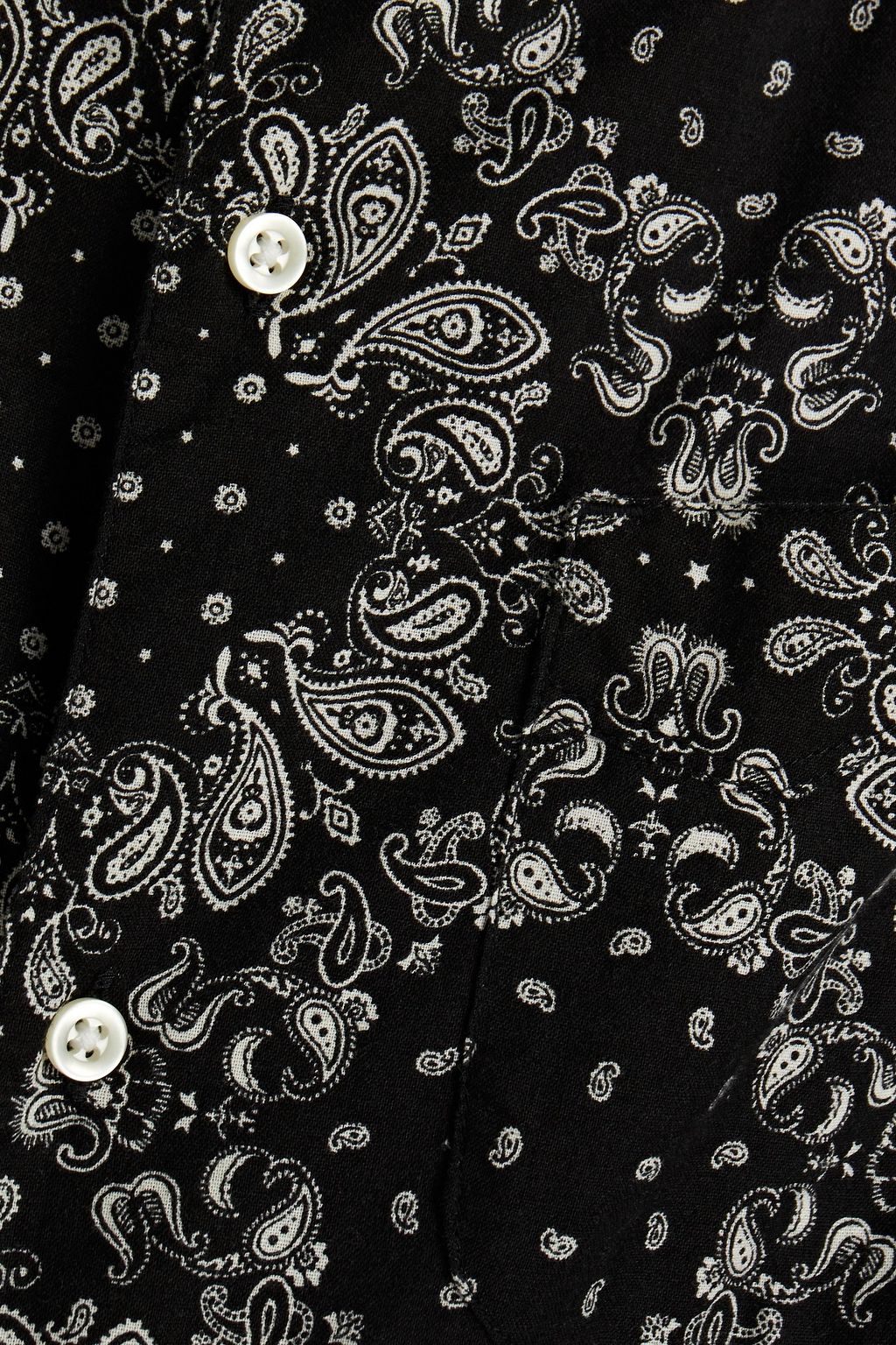 OFFICINE GÉNÉRALE Paisley-print cotton-poplin shirt