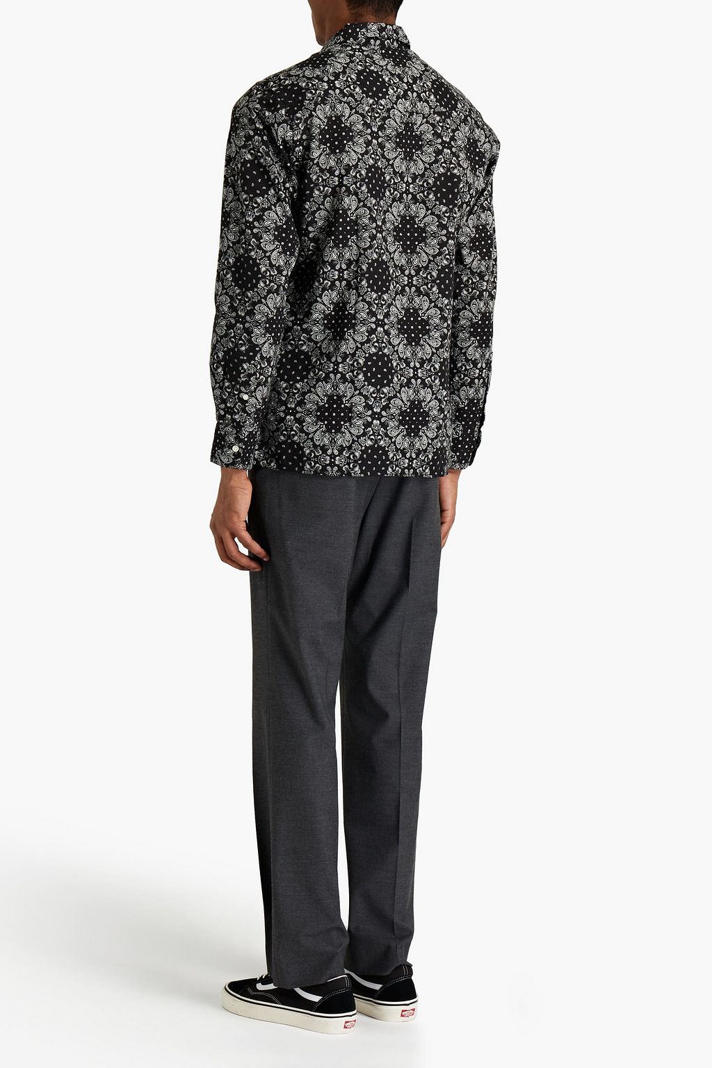 OFFICINE GÉNÉRALE Paisley-print cotton-poplin shirt