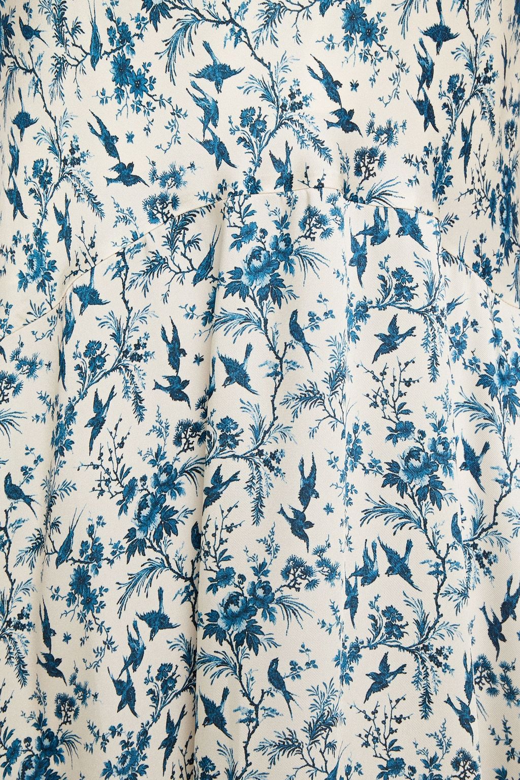 VICTORIA, VICTORIA BECKHAM Printed twill midi dress
