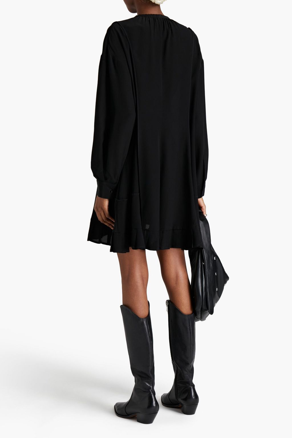 IRO Trony gathered silk-crepe mini dress | Sale up to 70% off | THE OUTNET