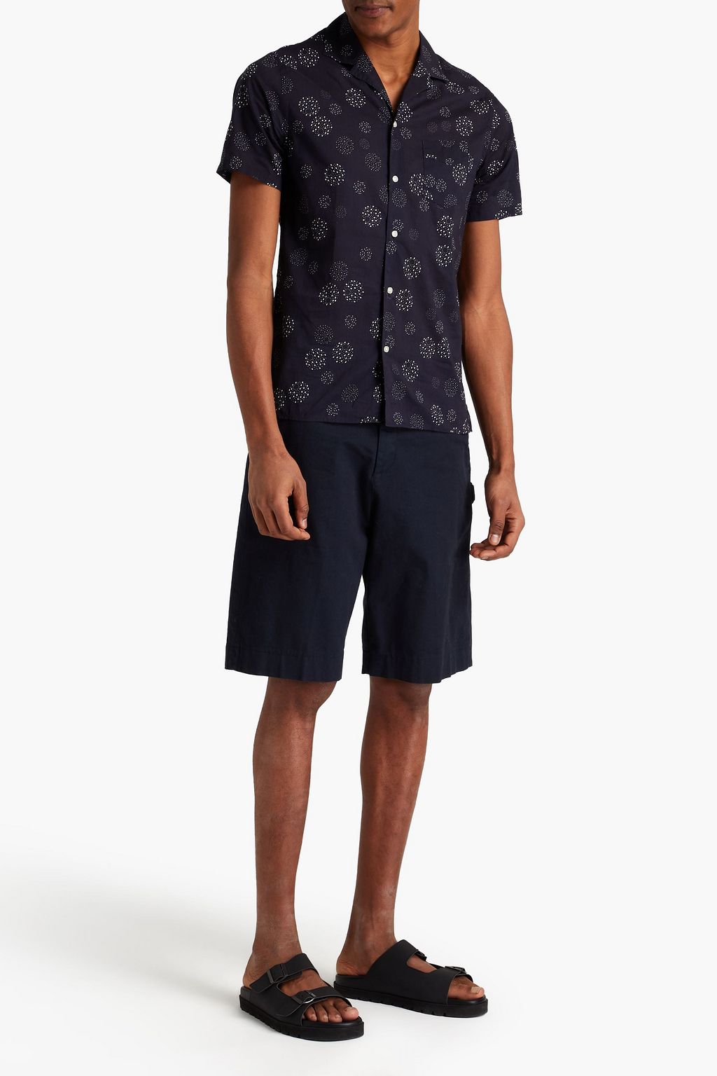 OFFICINE GÉNÉRALE Printed cotton shirt