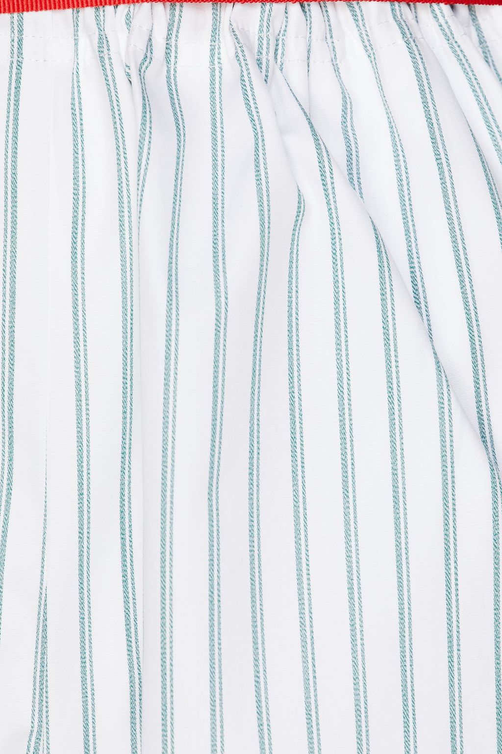 VICTORIA, VICTORIA BECKHAM Striped cotton wide-leg pants