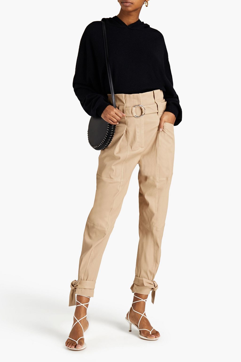 IRO Cotton and cashmere-blend hoodie