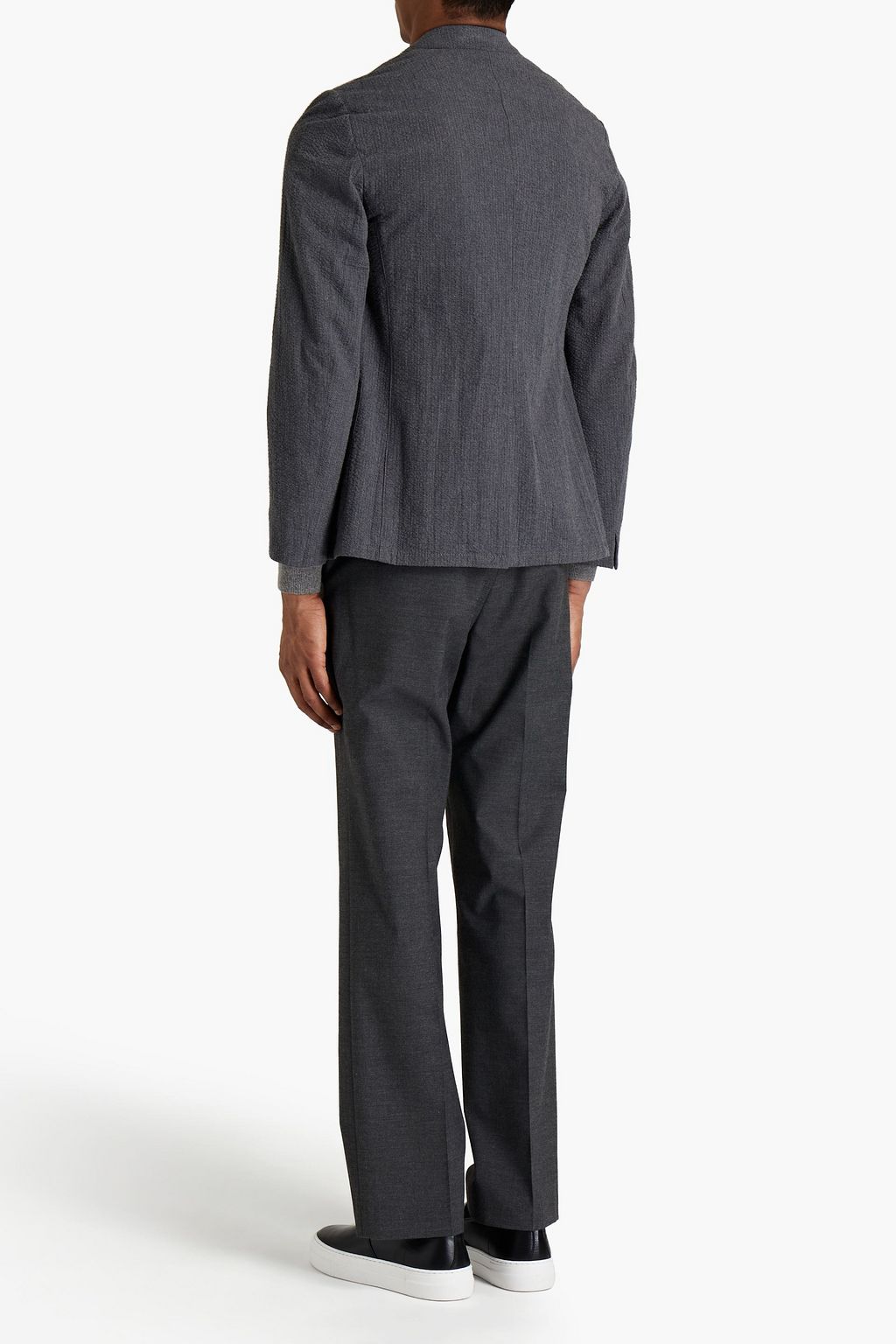 OFFICINE GÉNÉRALE Cotton-seersucker blazer