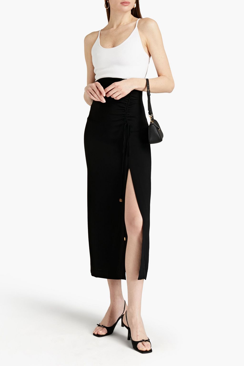 A.L.C. Ava cropped knitted top