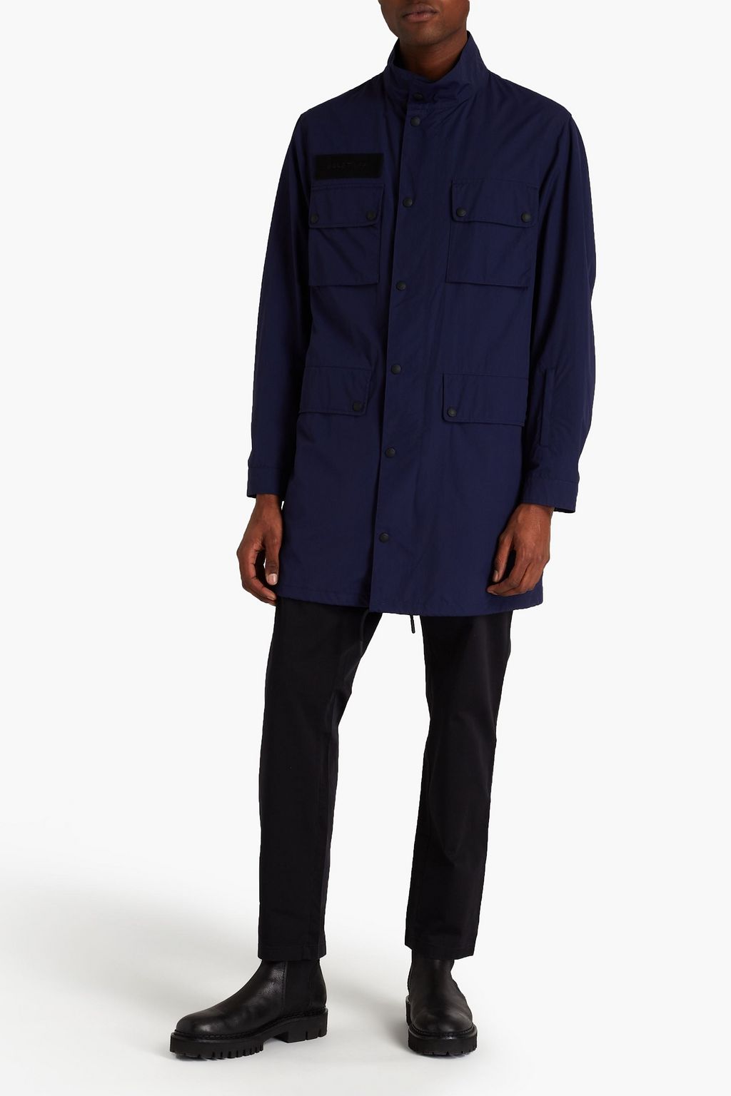 BELSTAFF Galston logo-appliquéd printed shell parka