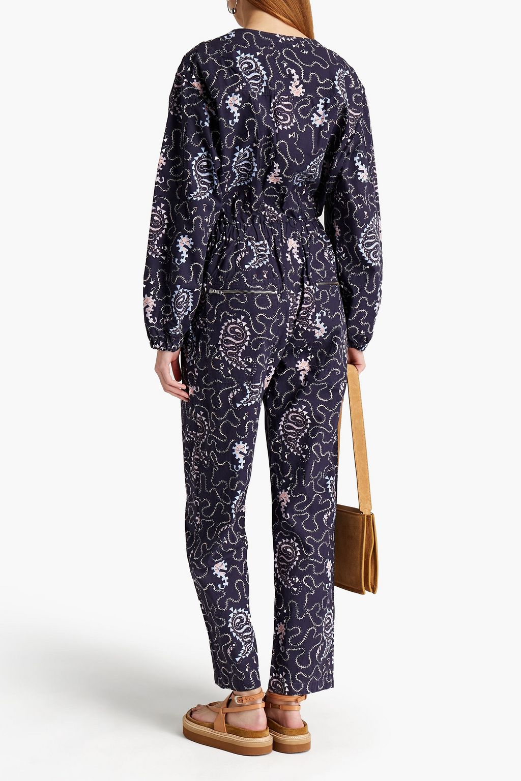 MARANT ÉTOILE Nilaney printed cotton jumpsuit