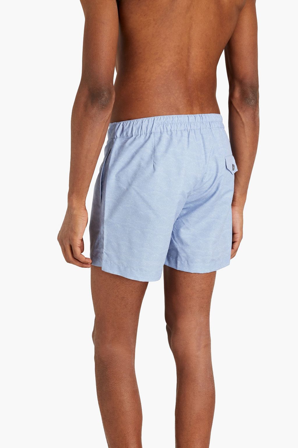 OFFICINE GÉNÉRALE Roman short-length printed swim shorts