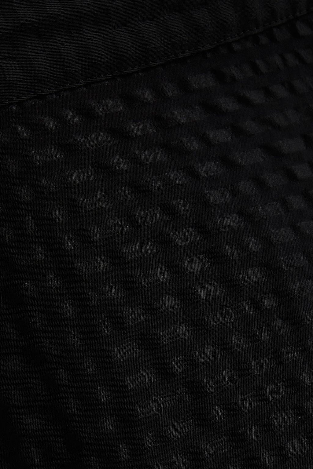 OFFICINE GÉNÉRALE Roman short-length seersucker swim shorts