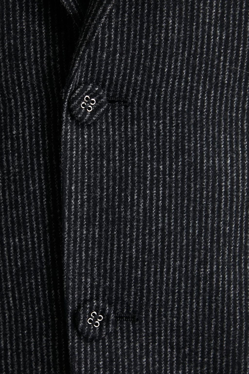 OFFICINE GÉNÉRALE Slim-fit striped wool blazer