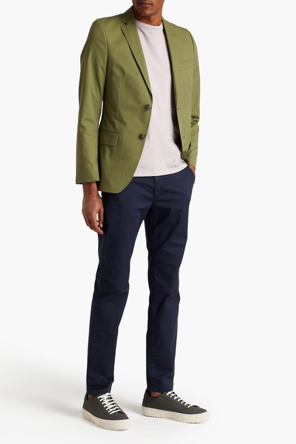 OFFICINE GÉNÉRALE Slim-fit cotton-twill blazer