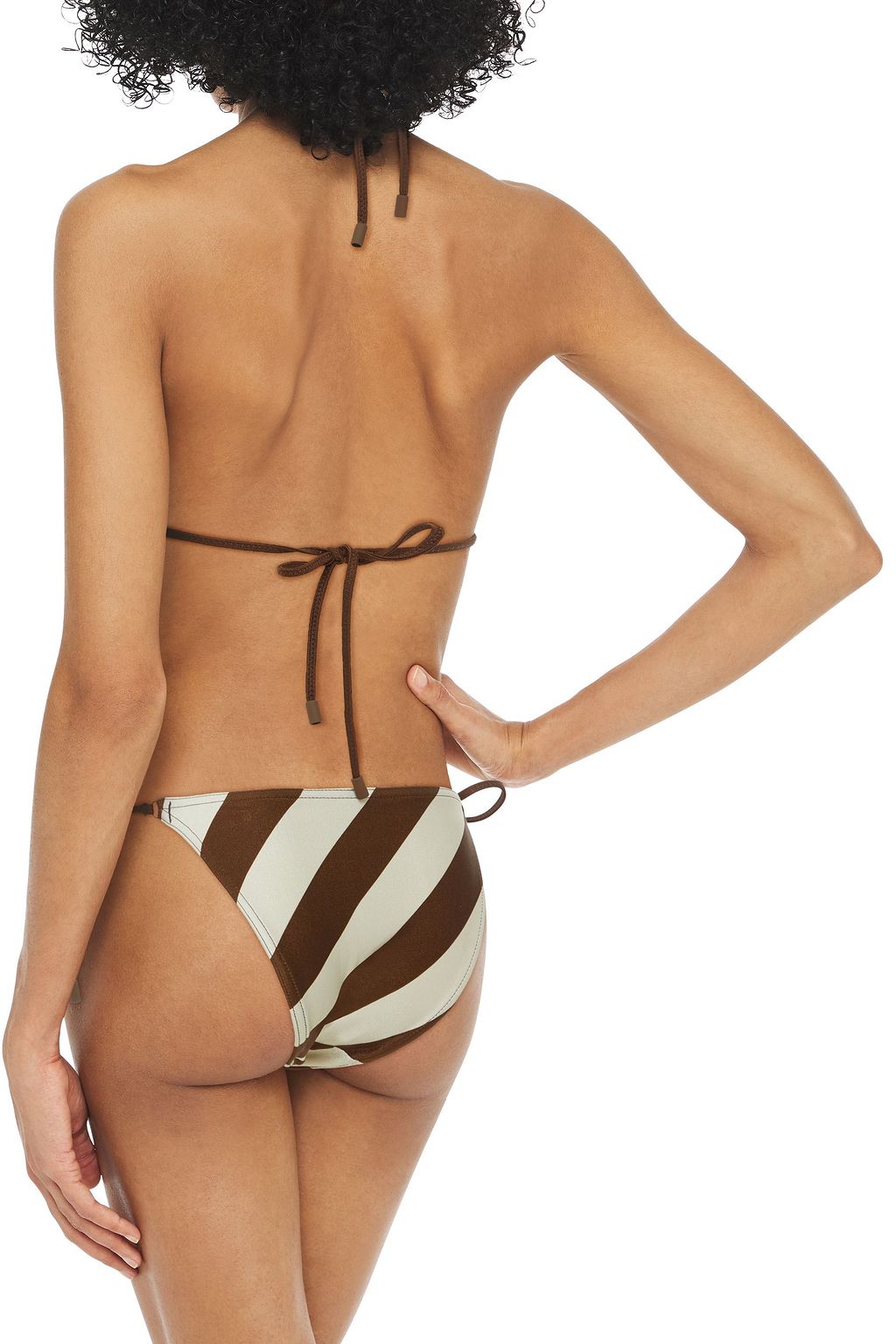 ZIMMERMANN Lulu striped triangle bikini