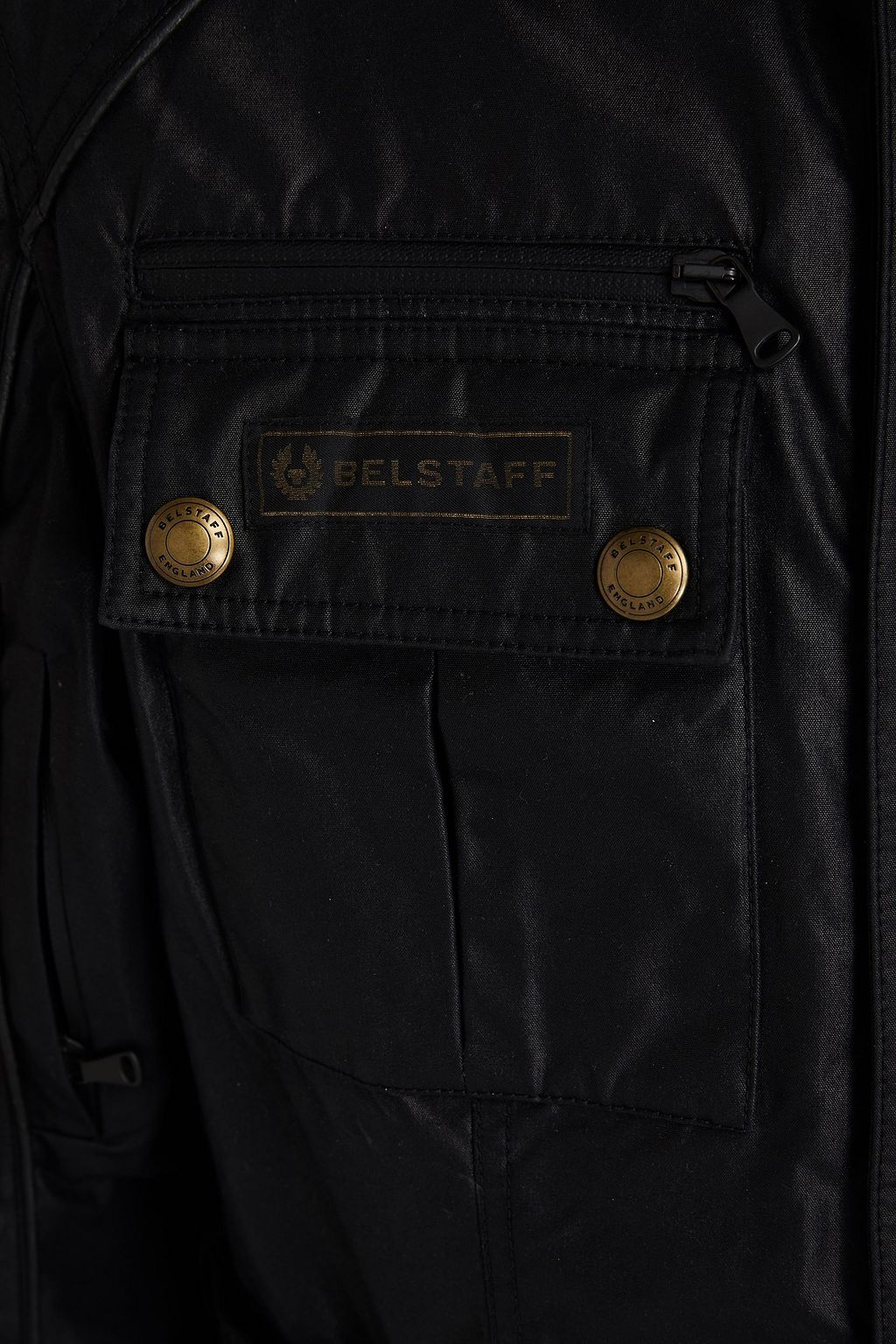 BELSTAFF Tourmaster logo-appliquéd waxed cotton-blend jacket