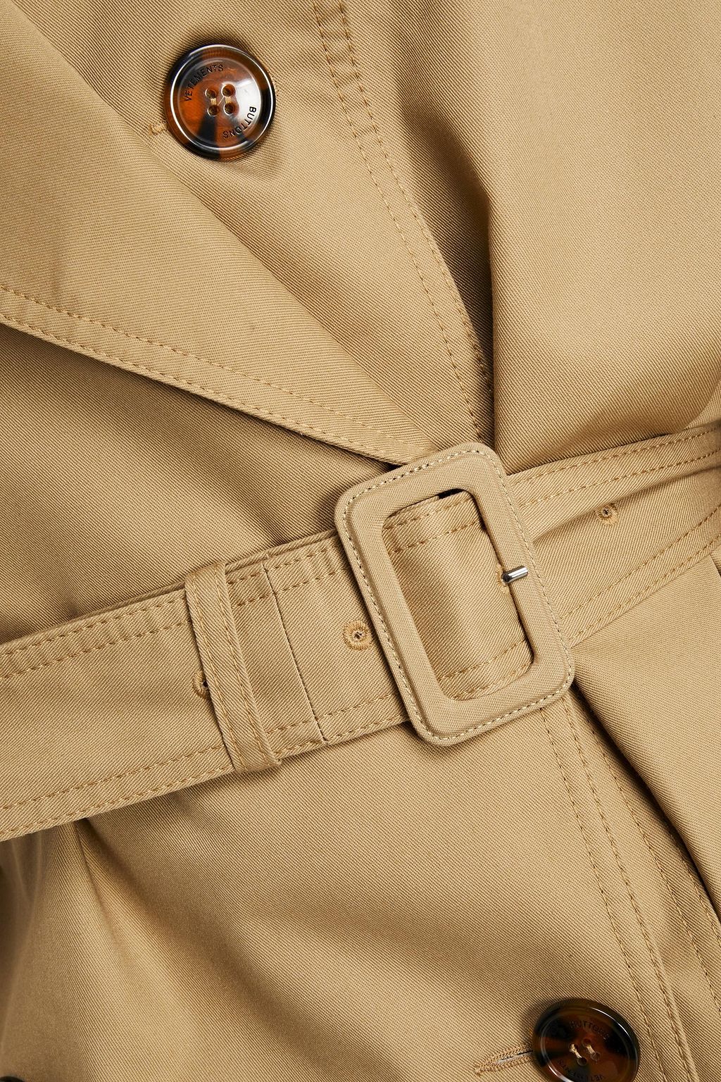 VETEMENTS Gabardine trench coat