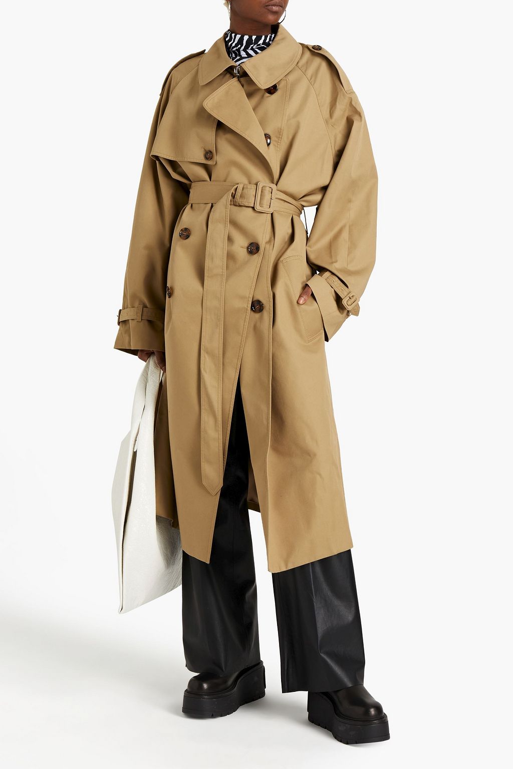 VETEMENTS Gabardine trench coat