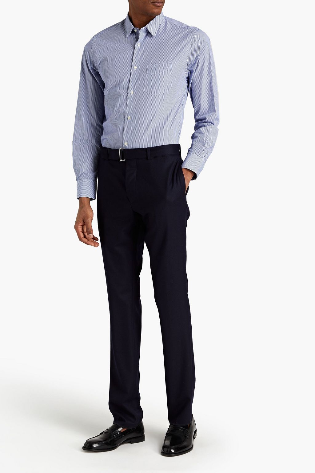 OFFICINE GÉNÉRALE Paul slim-fit wool-twill pants