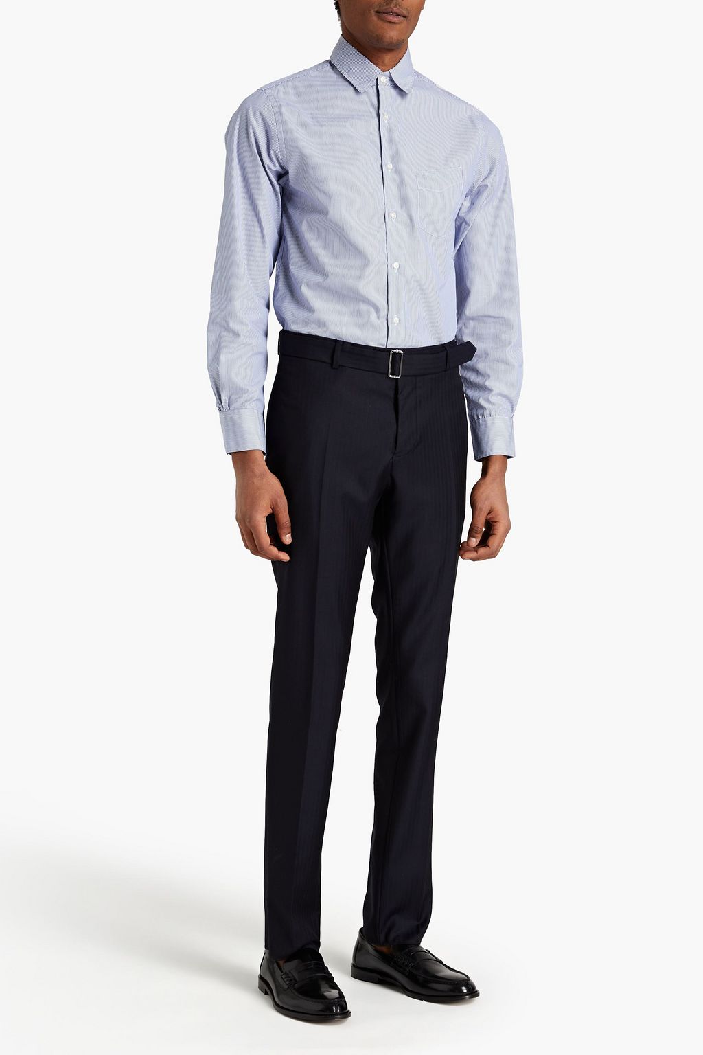 OFFICINE GÉNÉRALE Paul slim-fit wool-twill pants