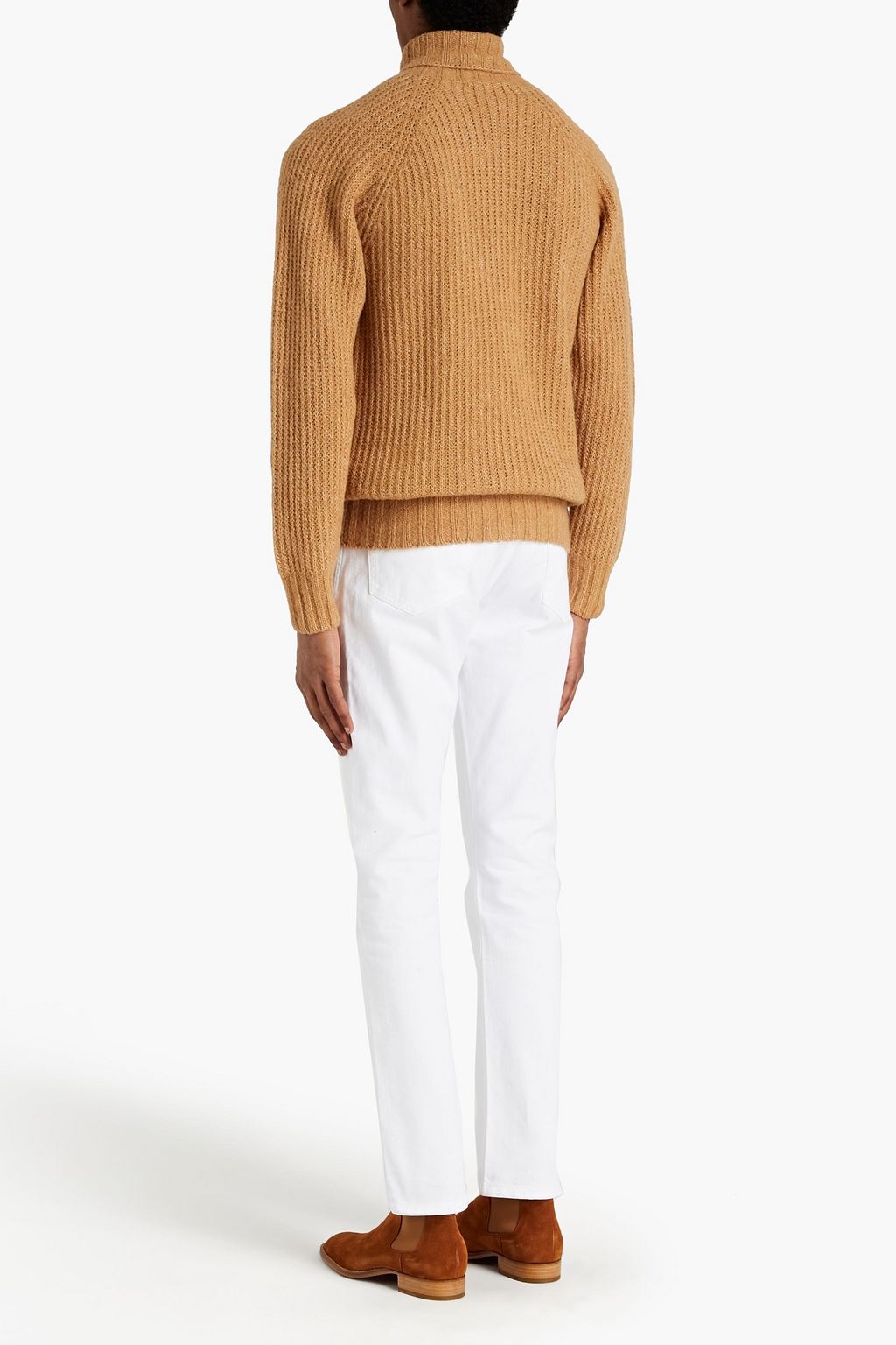 OFFICINE GÉNÉRALE Ribbed-knit turtleneck sweater