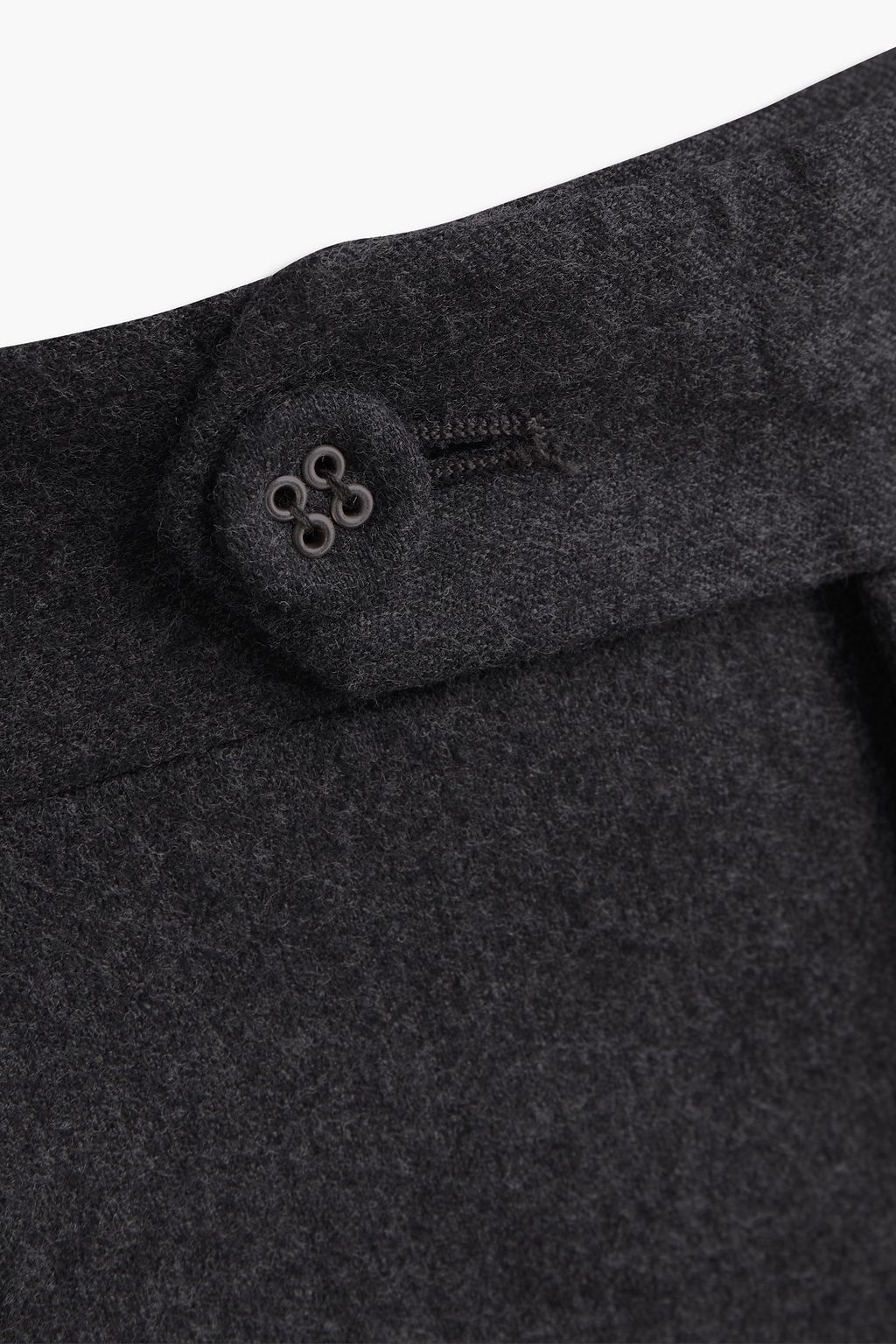 OFFICINE GÉNÉRALE Paul tapered mélange wool-flannel pants