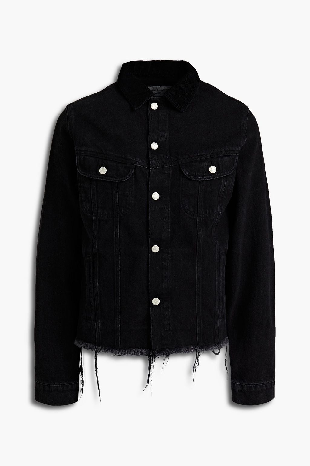 Black Clint distressed denim jacket 