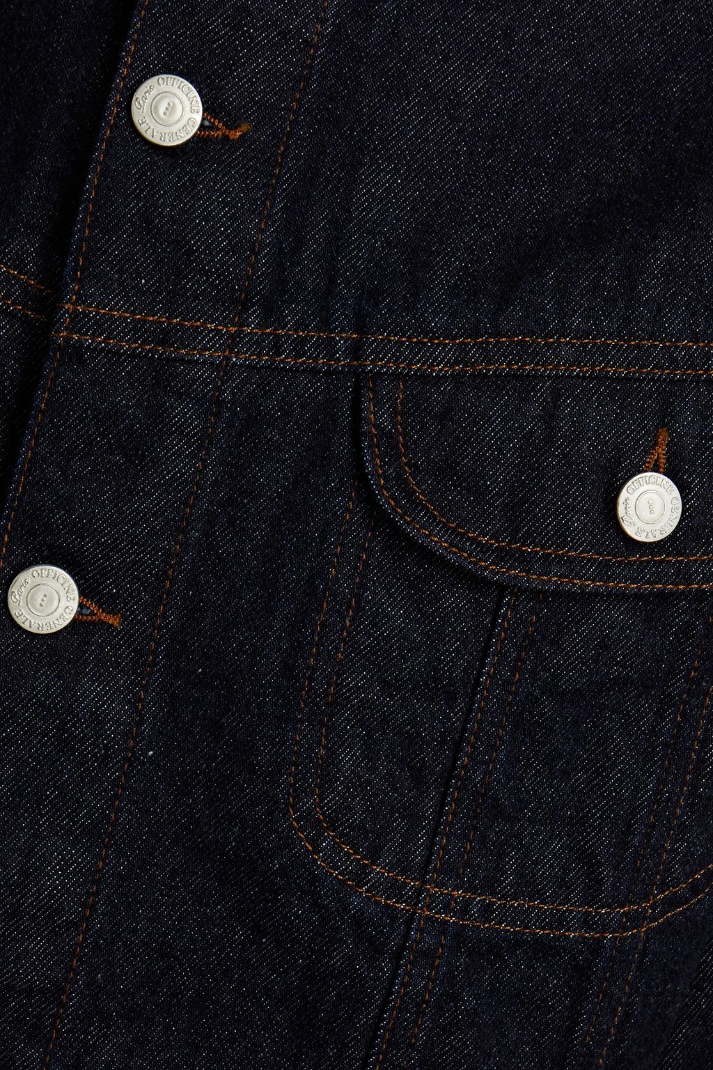 OFFICINE GÉNÉRALE Clint distressed denim jacket