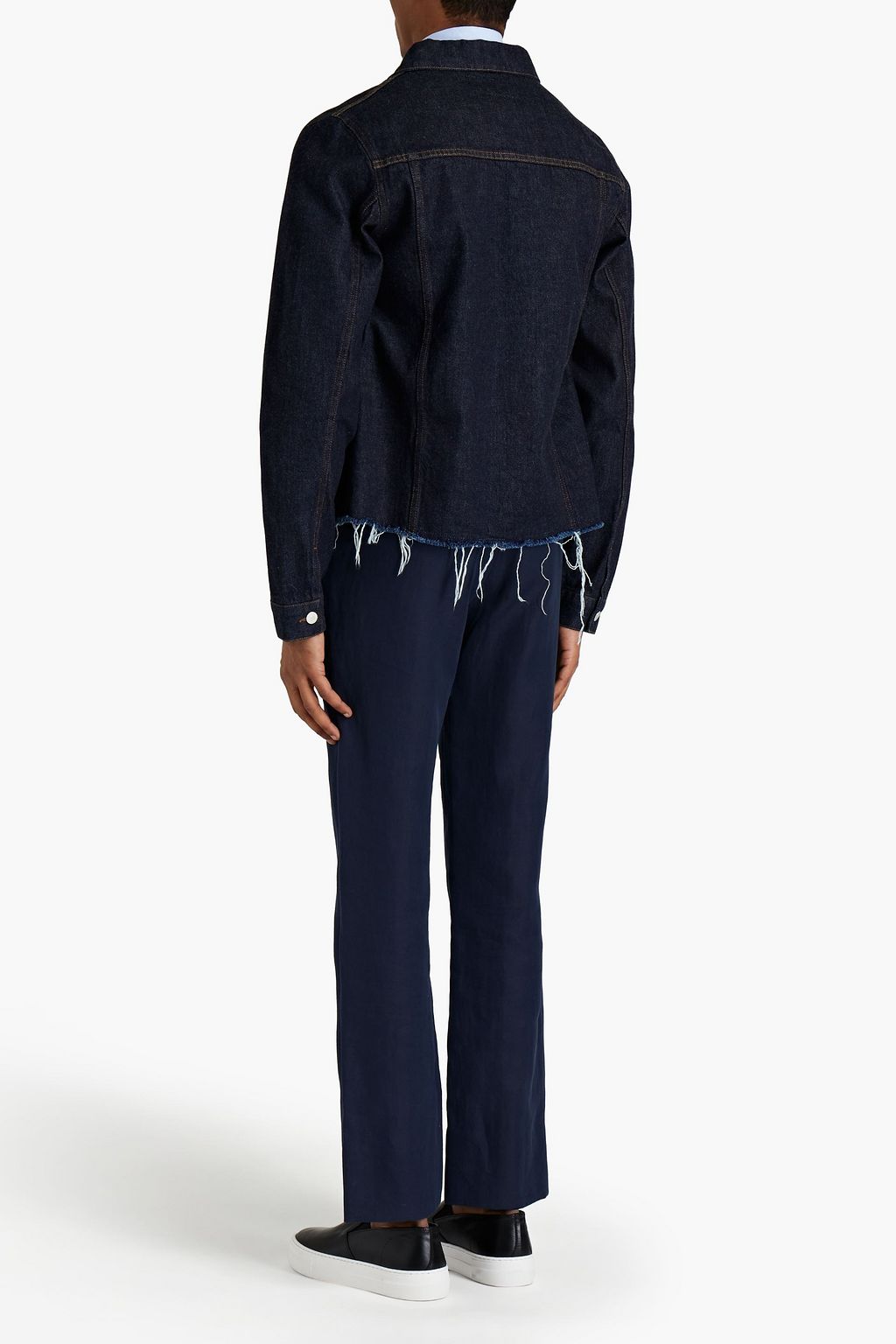 OFFICINE GÉNÉRALE Clint distressed denim jacket