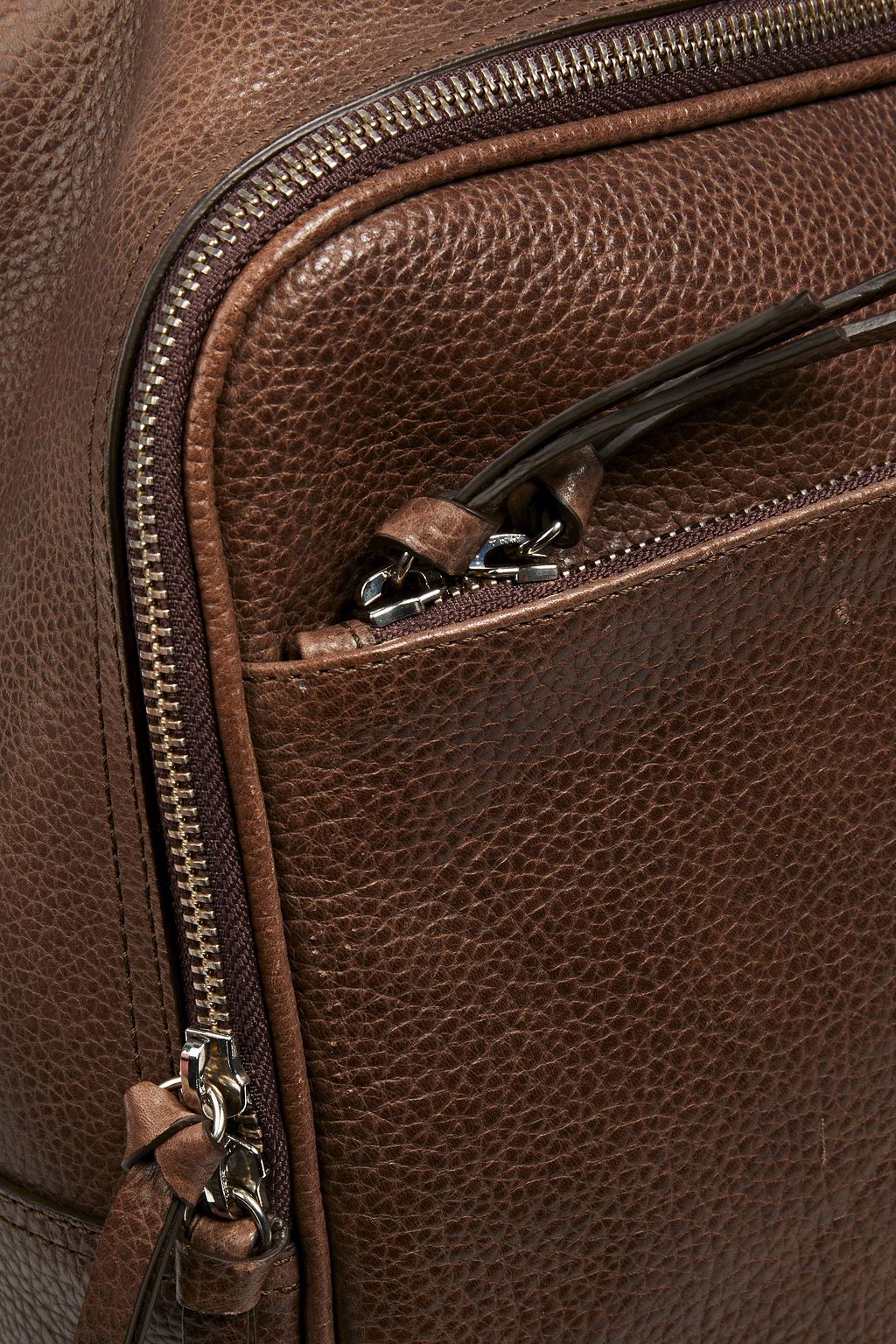 OFFICINE GÉNÉRALE Pebbled-leather weekend bag