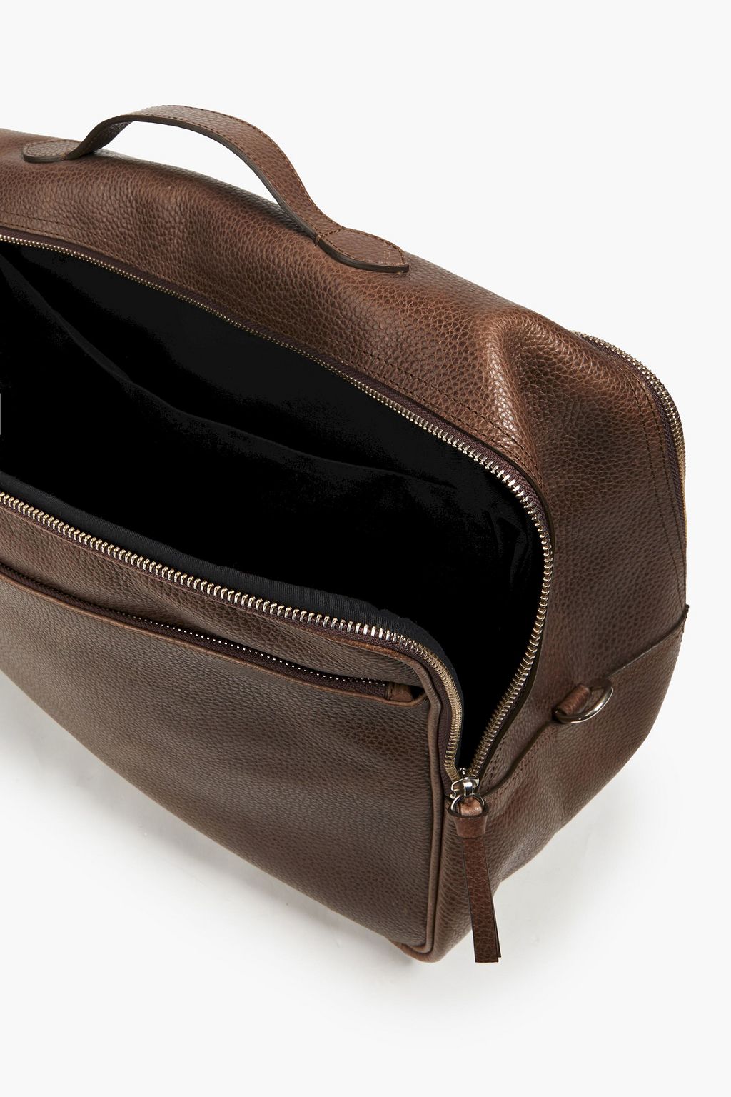 OFFICINE GÉNÉRALE Pebbled-leather weekend bag