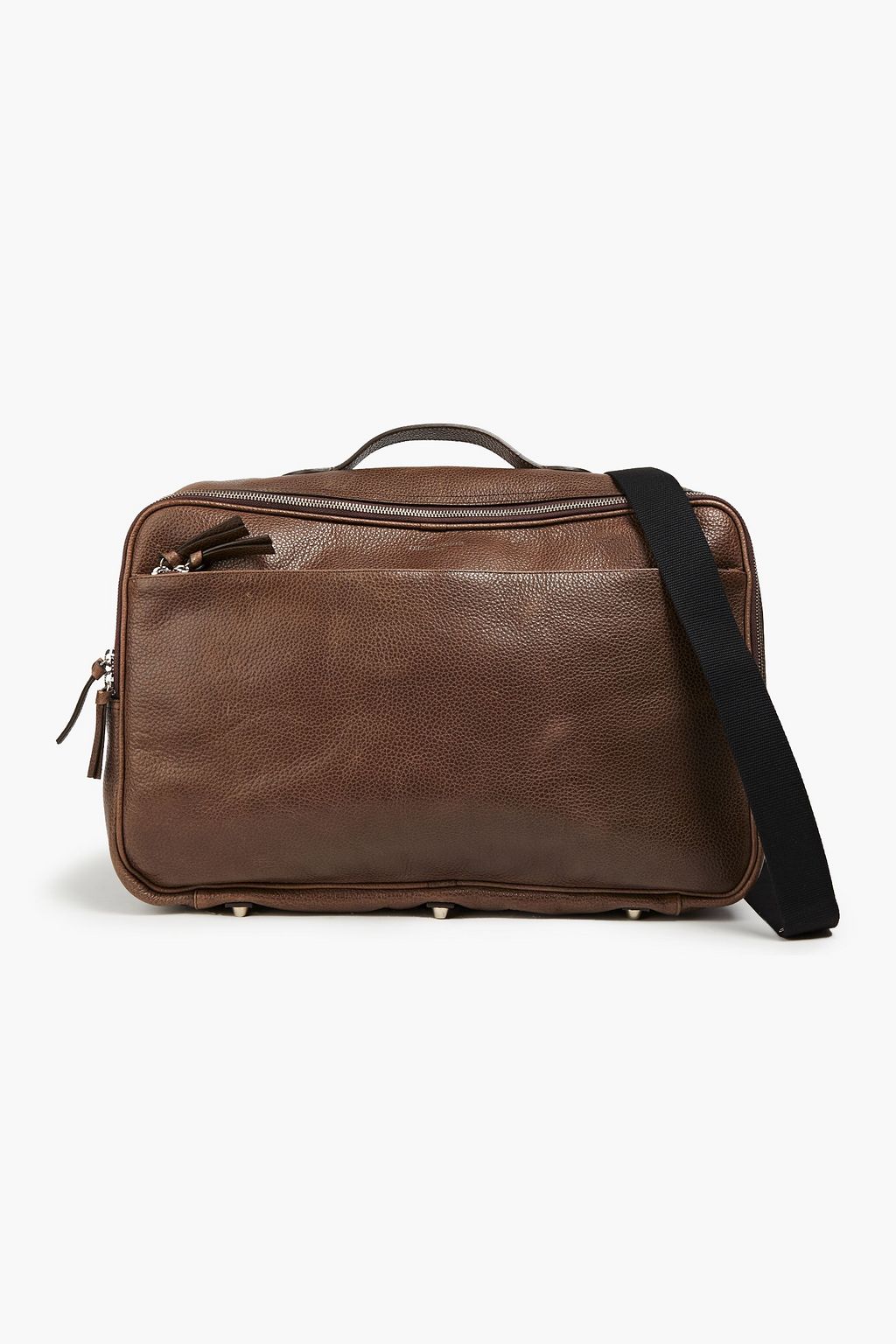 OFFICINE GÉNÉRALE Pebbled-leather weekend bag