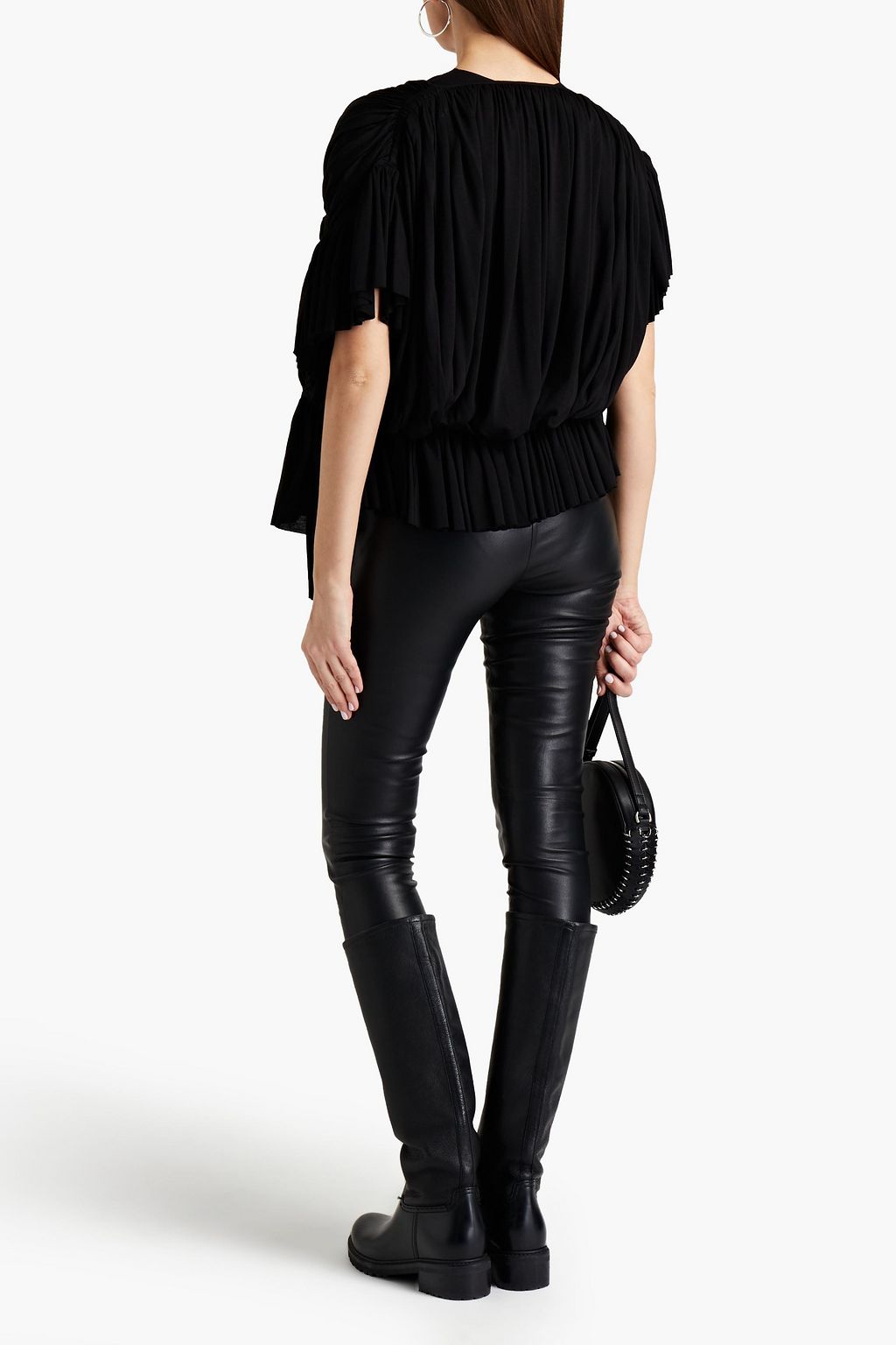 RICK OWENS LILIES Draped ruched jersey jacket
