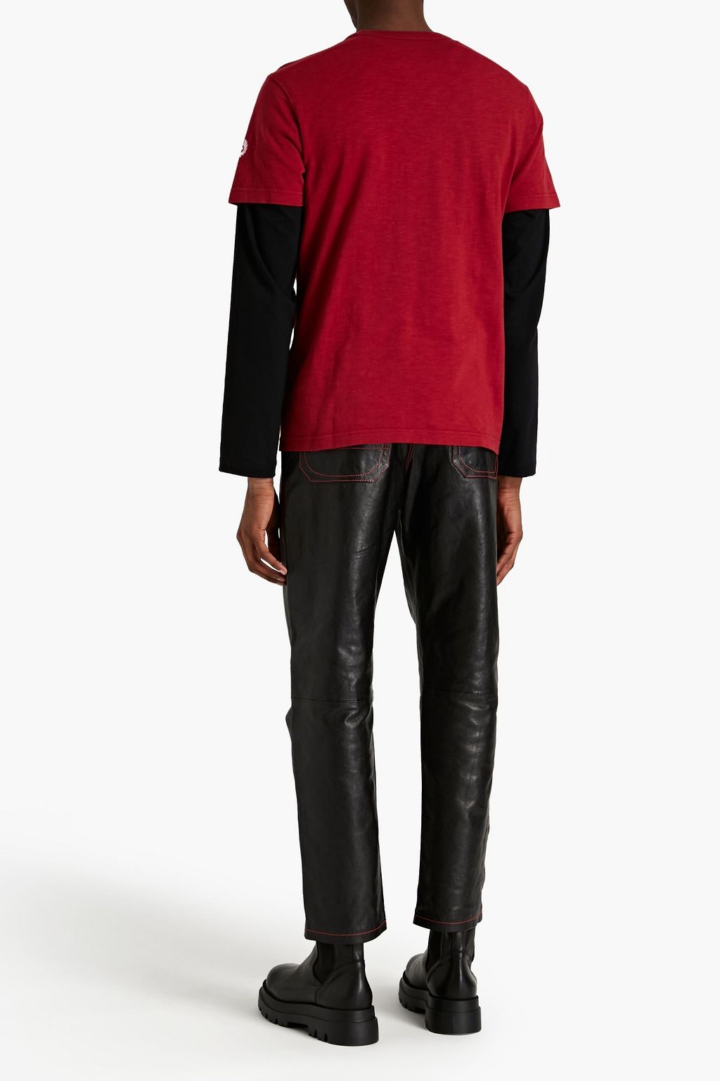 BELSTAFF Slim-fit printed cotton-jersey T-shirt