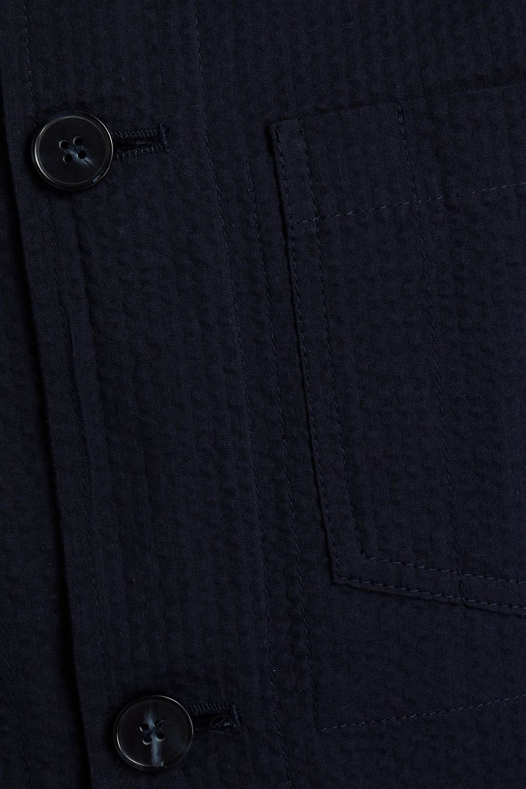 OFFICINE GÉNÉRALE Cotton-seersucker jacket