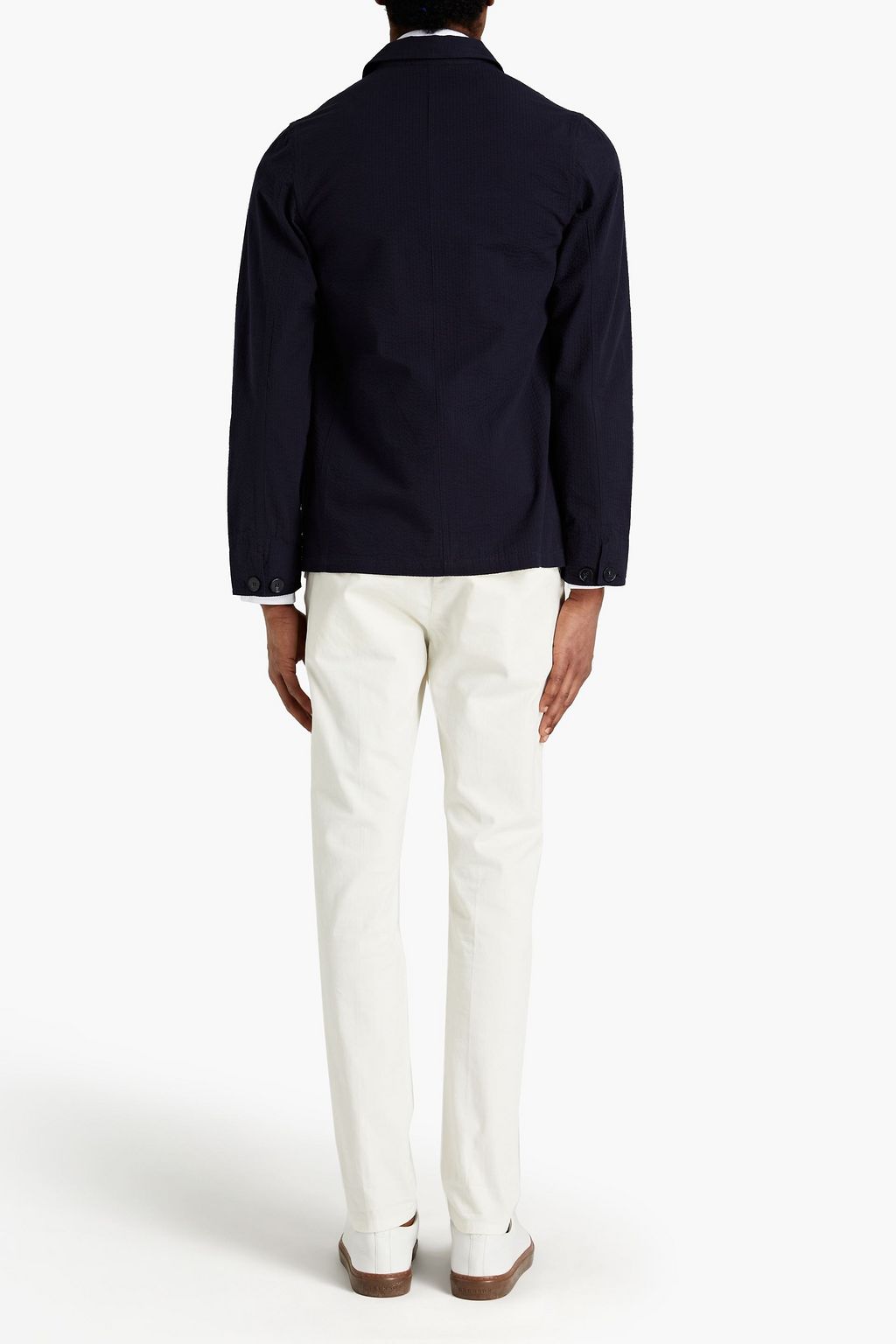 OFFICINE GÉNÉRALE Cotton-seersucker jacket