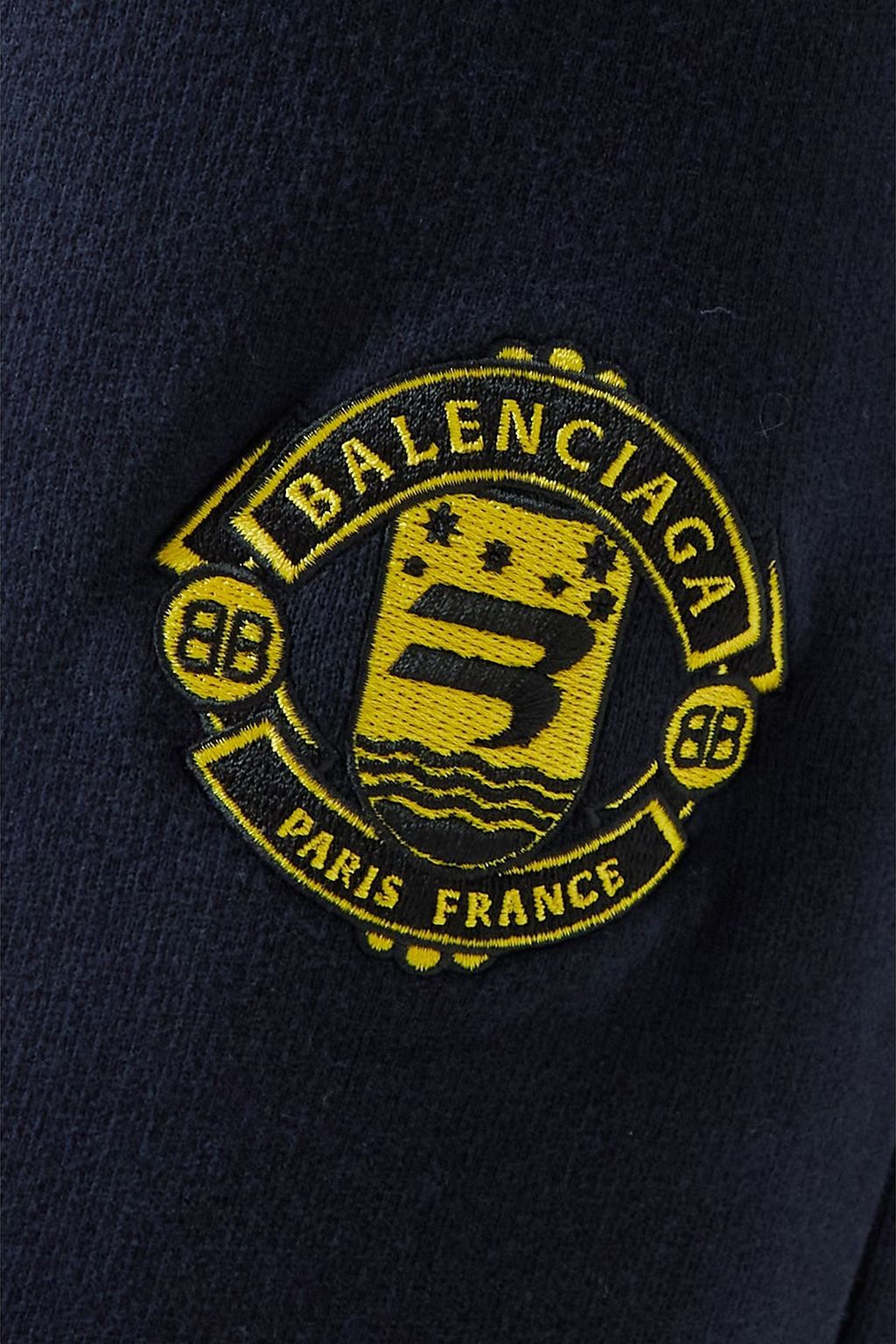 BALENCIAGA Quest appliquéd cotton-jersey track pants