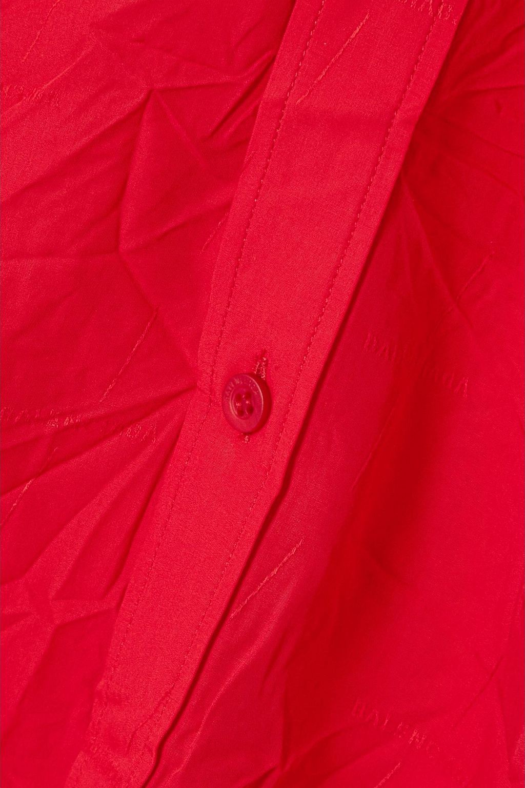 BALENCIAGA Crinkled Lyocell-jacquard shirt