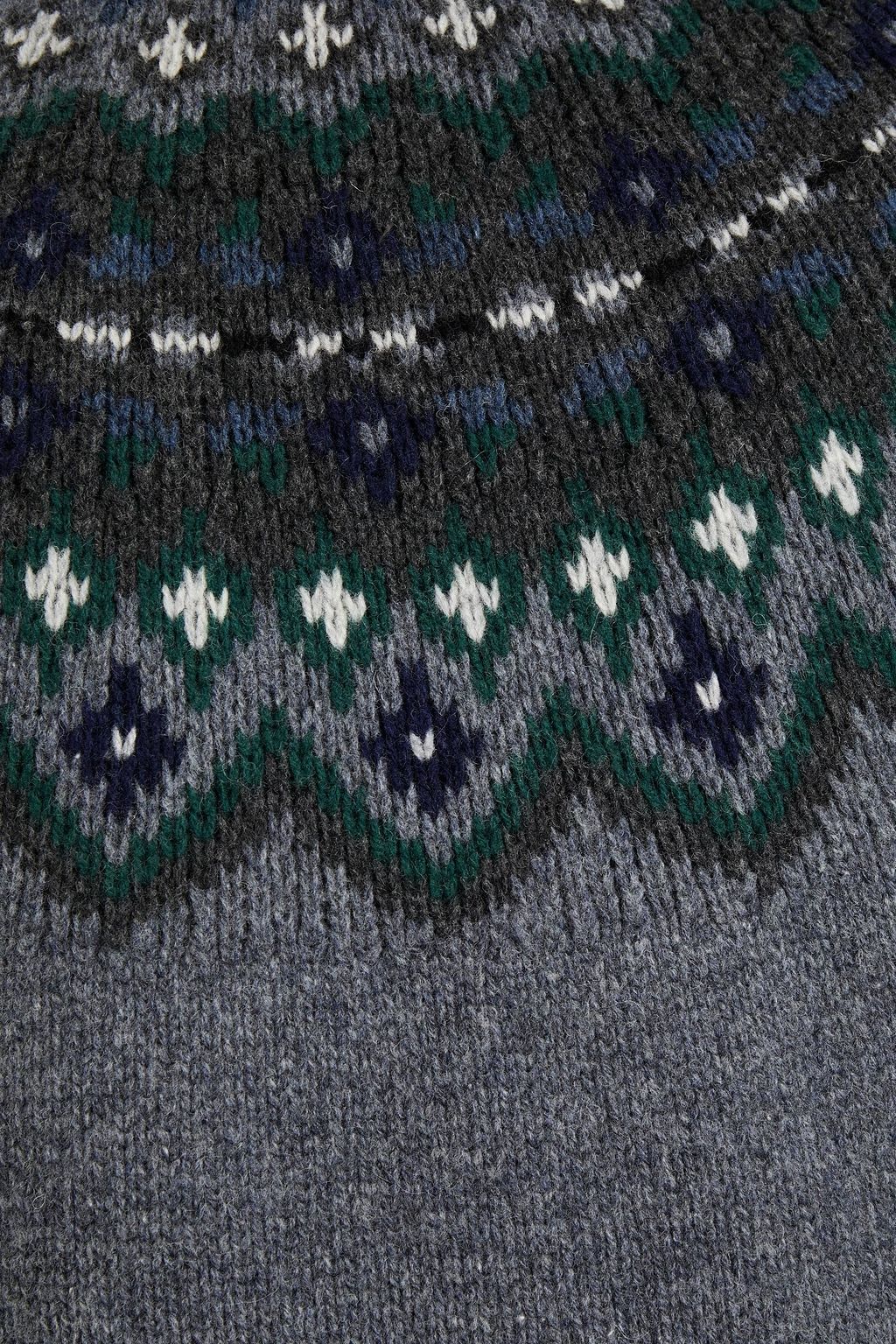 BELSTAFF Nordic jacquard-knit wool turtleneck sweater
