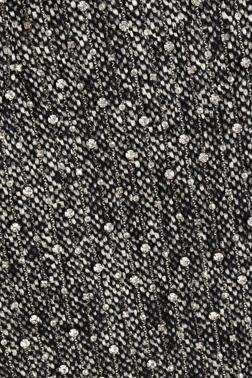 DOLCE & GABBANA Embellished tweed midi pencil skirt
