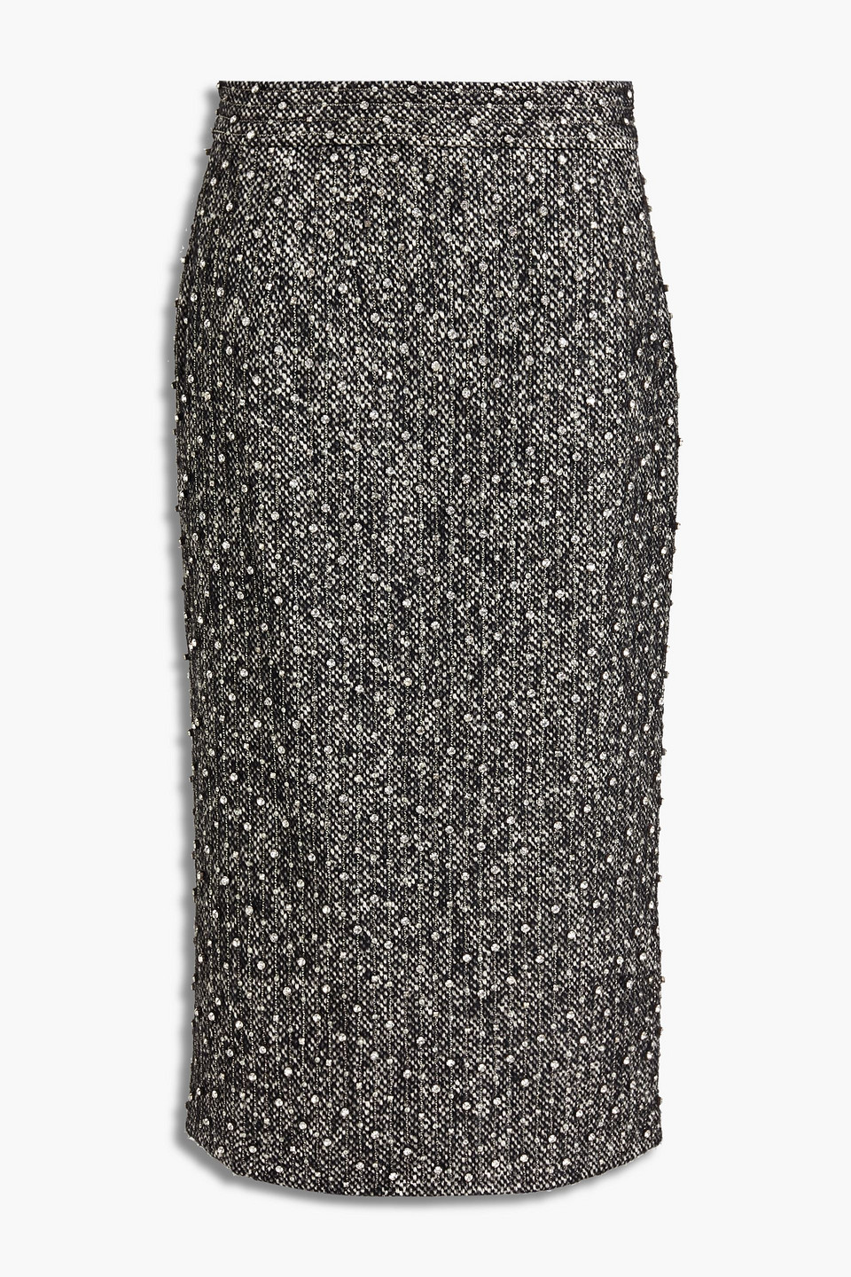 Dolce&Gabbana Embellished tweed midi pencil skirt
