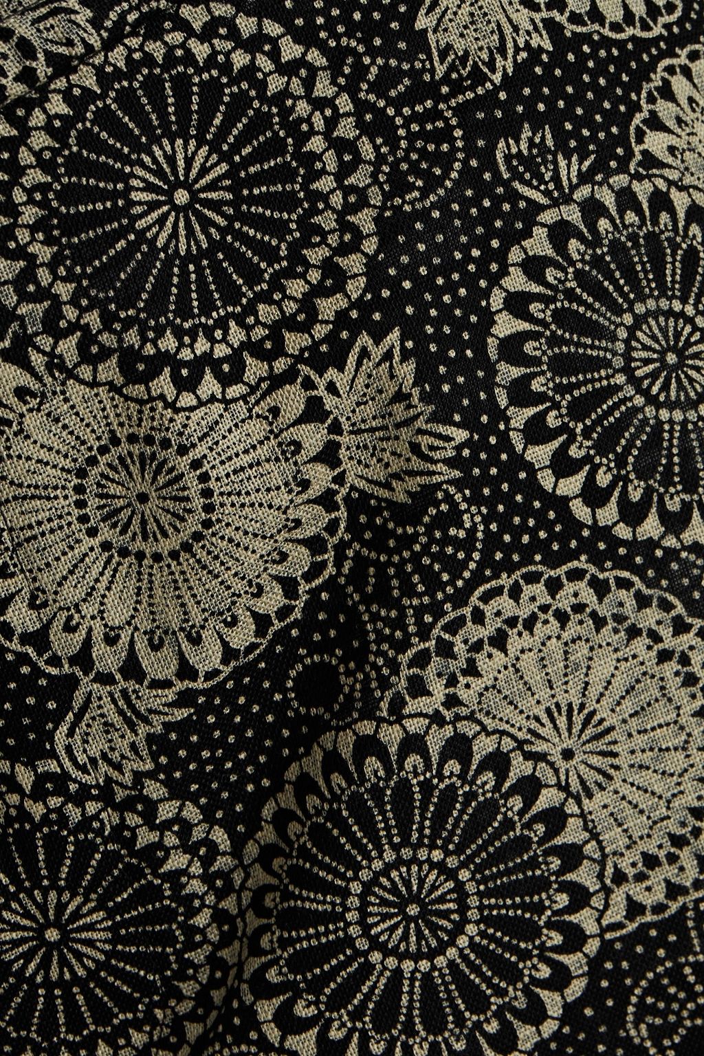OFFICINE GÉNÉRALE Phil printed cotton-gauze shorts