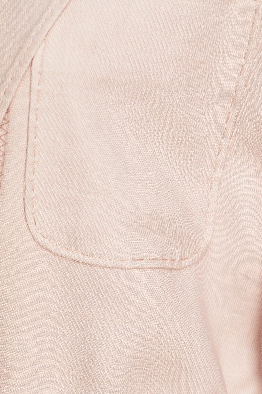 ZIMMERMANN Luminous belted linen-blend trench coat