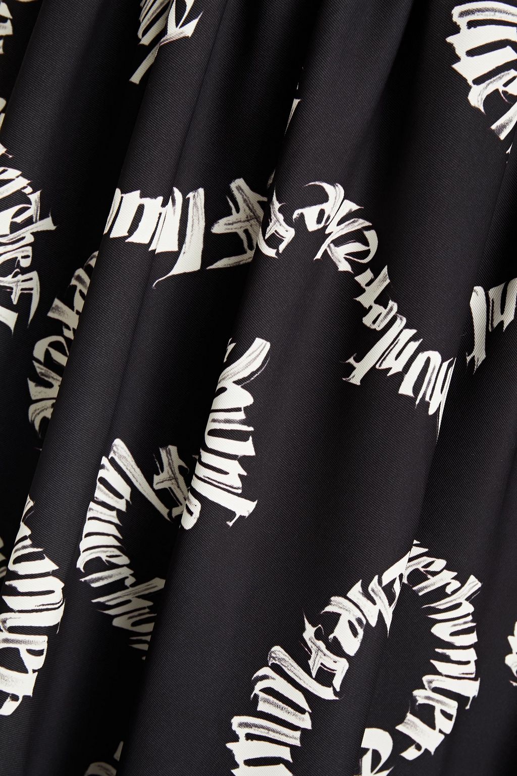 ZIMMERMANN Gathered printed twill midi dress