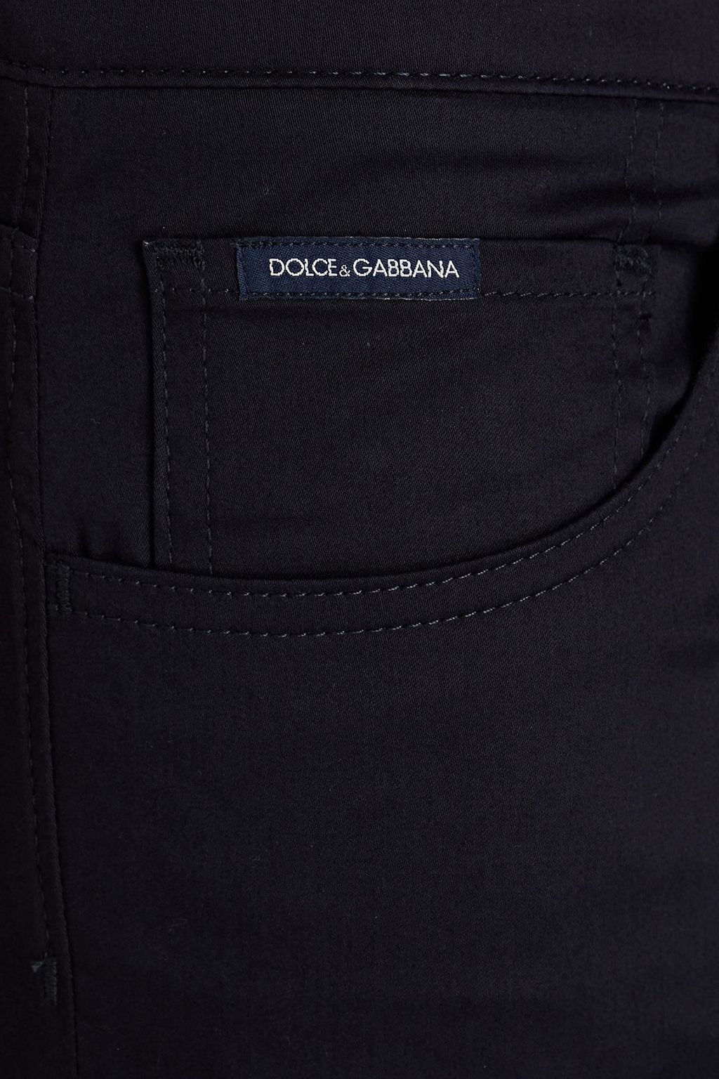 DOLCE & GABBANA コットン混 スキニーパンツ