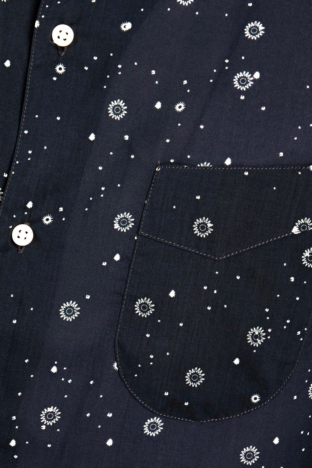 OFFICINE GÉNÉRALE Printed Lyocell-mousseline shirt
