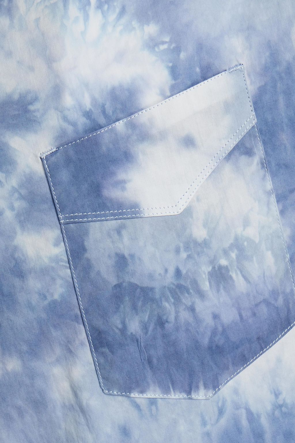 OFFICINE GÉNÉRALE Dario tie-dyed cotton-poplin shirt